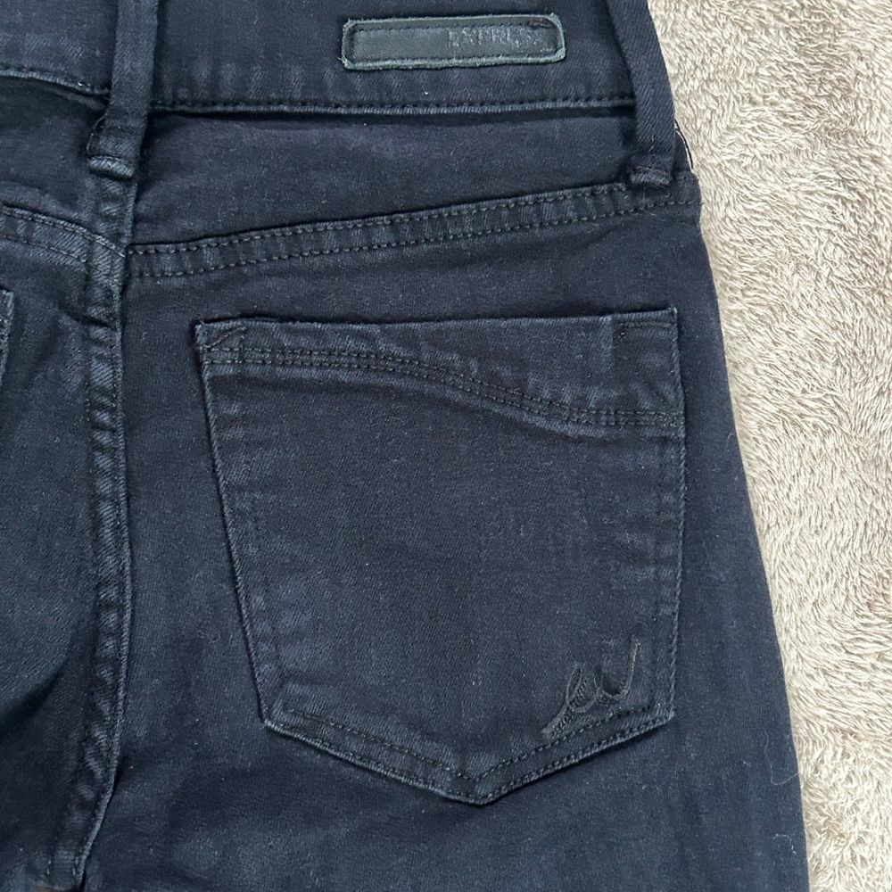 Express Black Ripped Distressed skinny Jeans - Picture 8 of 11